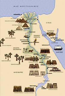 Mapa de Egipto